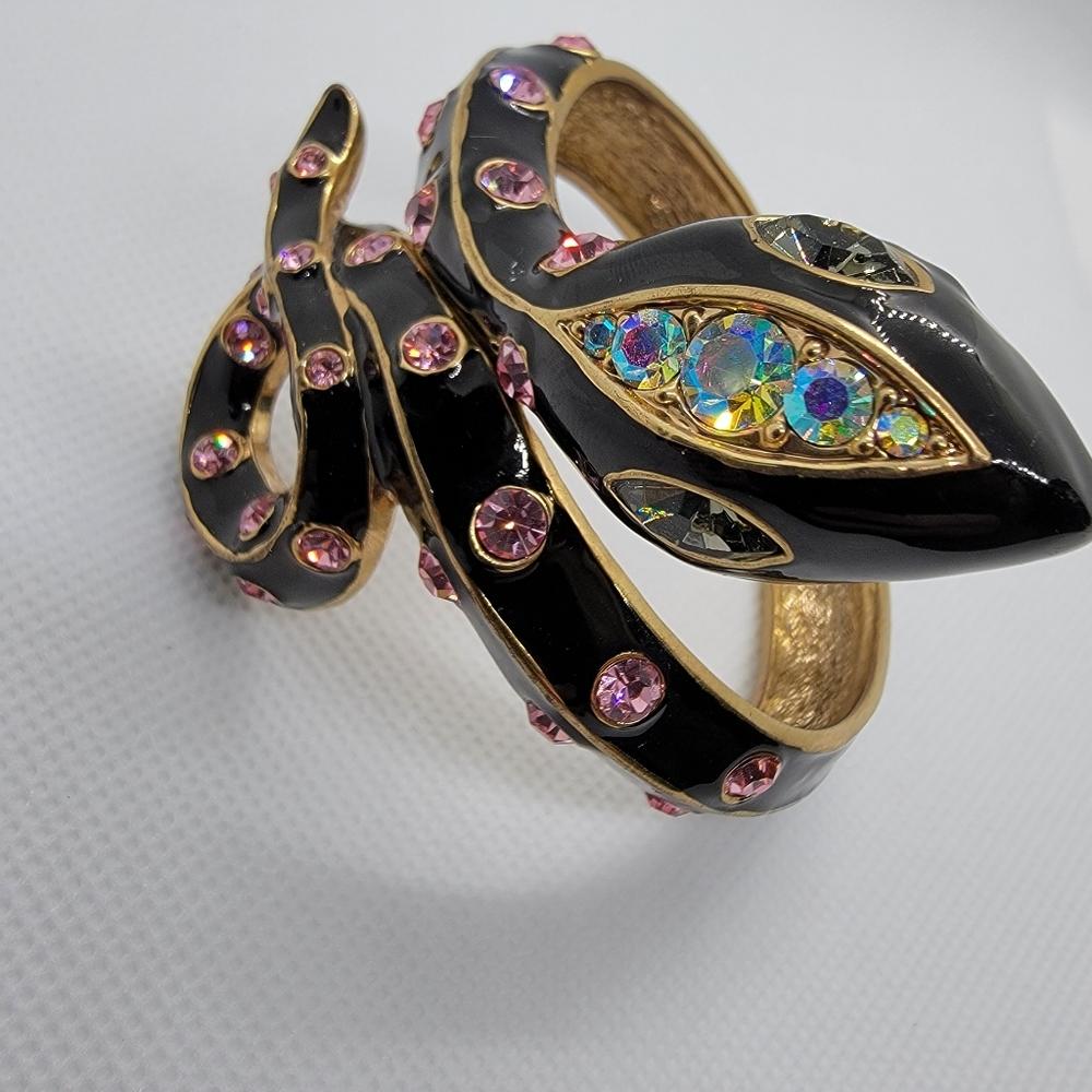 Betsey Johnson Snake Cuff Bracelet - Picture 2 of 11
